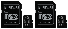 2x Kingston Canvas Select 32GB MicroSD inkl. adapter