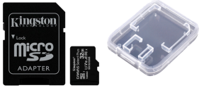 Kingston Canvas Select 32GB MicroSD inkl. adapter & Etui