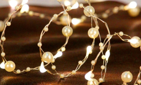 LED Wire Lyskæde med Perler
