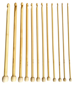 Tunesisk Hæklenålesæt i Bambus