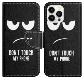Dont Touch my Phone Flip Cover til iPhone 14 Pro