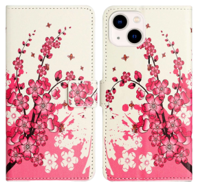 Pink Plum Flip Cover til iPhone 14 Plus