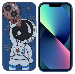 Astronaut Silikone Cover til iPhone 14 Plus