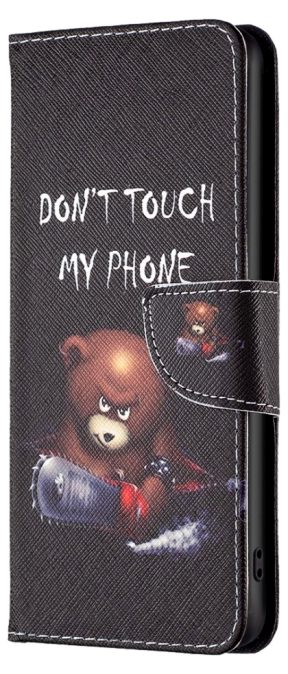 Angry Bear Flip Cover til Motorola Moto G32