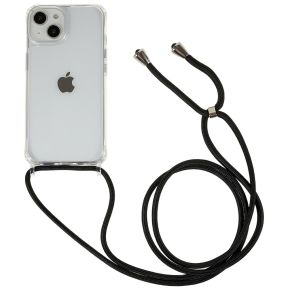 Gennemsigtigt Silikone Cover med Snor til iPhone 12 Mini / 13 Mini
