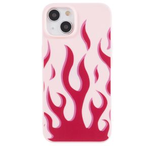 Silikone Cover med Flammer til iPhone 14