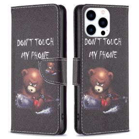 Angry Bear Flip Cover til iPhone 15 Pro
