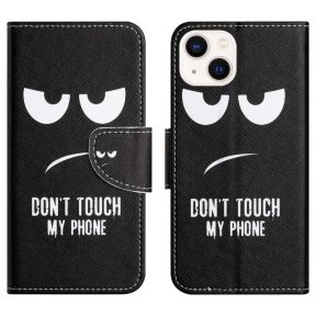 Dont Touch My Phone Flip Cover til iPhone 15