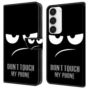 Dont Touch My Phone Flip Cover til Samsung Galaxy S24