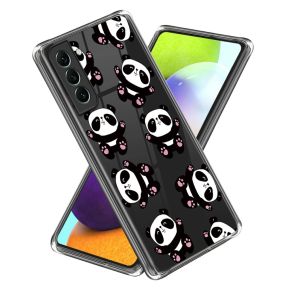 Mini Panda Silikone Cover til Samsung Galaxy S24