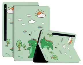 Dino Flip Cover til Samsung Galaxy Tab S8 Plus