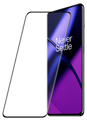 OnePlus 11 5G Beskyttelsesglas med Kant / Skærmbeskyttelse