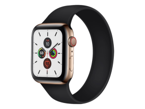 Silikone Rem til Apple Watch 6 44 mm i Solo Loop design - str. L