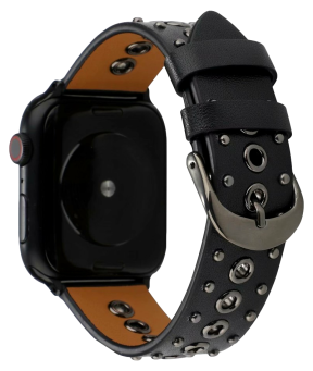 Punk Læder Rem til Apple Watch 7 - 41mm