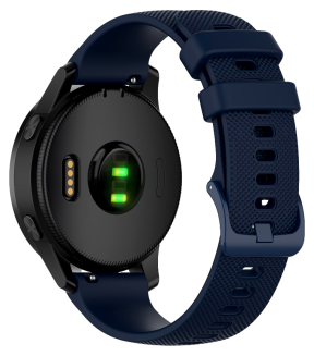 Inez Silikone rem til Huawei Watch 2 Classic / GT / GT 2 46MM - Mørkeblå