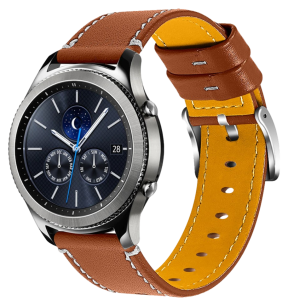 Pavia Genuine Læder Rem til Samsung Gear S3 / Galaxy Watch 46mm