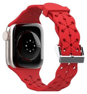 Flower Silikone Rem til Apple Watch 6 / 5 / 4 / SE 44 mm