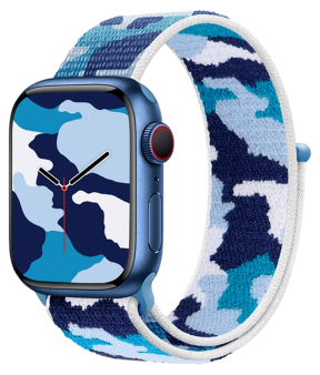 Camouflage Nylon Rem til Apple Watch SE (2022) - 40mm