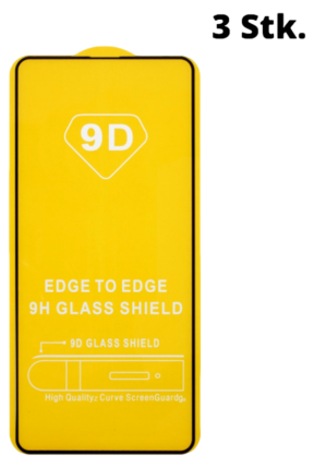 3 Stk. 3D Skærmbeskyttelse / Hærdet Beskyttelsesglas til Samsung Galaxy A51