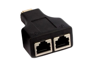 HDMI til 2x Ethernet Adapter 
