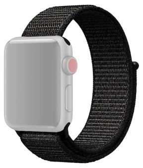 Suwon Velcro Rem til Apple Watch 2 - 42mm - Sort