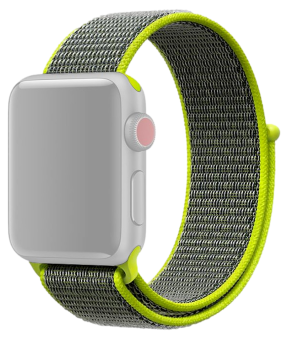 Suwon Velcro Rem til Apple Watch 2 - 42mm - Grøn