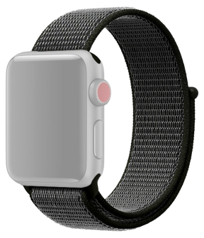 Suwon Velcro Rem til Apple Watch SE (2022) 44mm - Mørkegrøn