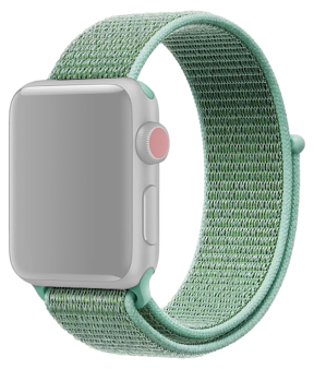 Suwon Velcro Rem til Apple Watch SE (2022) 44mm - Lysegrøn