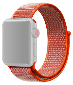 Suwon Velcro Rem til Apple Watch SE (2022) 40mm - Orange
