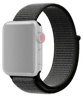 Suwon Velcro Rem til Apple Watch 1 - 38mm - Mørkegrøn