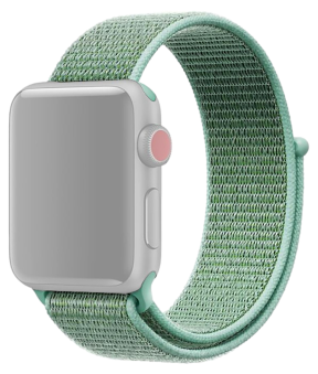 Suwon Velcro Rem til Apple Watch 1 - 38mm - Lysegrøn