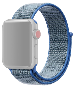 Suwon Velcro Rem til Apple Watch 1 - 38mm - Blå