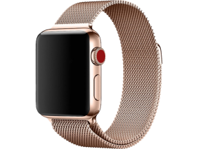 Mesh urlænke i rustfrit stål til Apple Watch 7 - 45mm - RosaGuld
