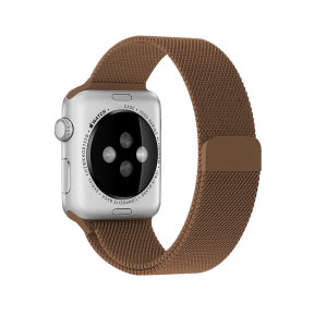 Mesh Urlænke i Rustfrit Stål til Apple Watch 1 - Brun - 38 / 40 / 41 mm