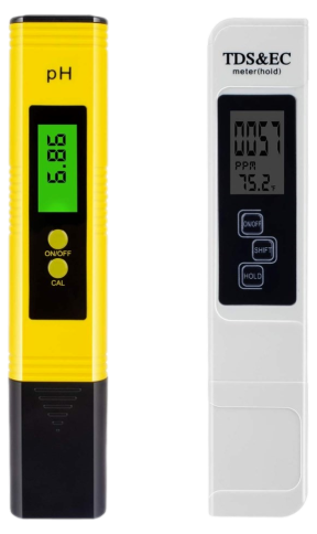 4-i-1 Vandmålersæt / pH-værdi, TDS, EC & Temperatur