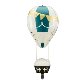 Lufballon til Børn, Folieballon med Sugerør til Luft og Helium