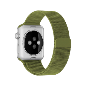 Mesh Urlænke i Rustfrit Stål til Apple Watch 1 - Grøn - 38 / 40 / 41 mm