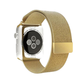 Mesh Urlænke i Rustfrit Stål til Apple Watch 1 - Guld - 42 / 44 / 45 mm