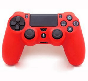 Silicone sleeve til PS4 controller - Rød