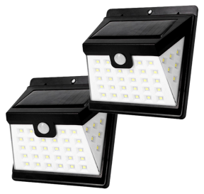 2 Stk. Udendørslamper med Sensor & Solceller