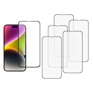 5 stk Beskyttelsesglas / Skærmbeskyttelse / 3D Glas til iPhone 15 Plus