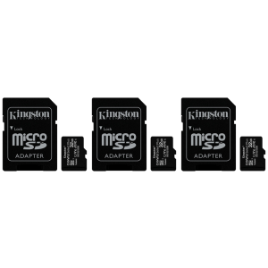 3x Kingston Canvas Select 32GB MicroSD inkl. adapter