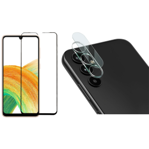 Pakke m. Skærmbeskyttelse / 3D Glas til Samsung Galaxy A34 5G & Kamera Beskyttelsesglas til Samsung Galaxy A34 5G