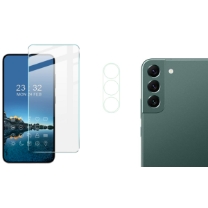 Pakke m. Skærmbeskyttelse / Glas til Samsung Galaxy S23 & Kamera Beskyttelsesglas til Samsung Galaxy S23 / S23 Plus