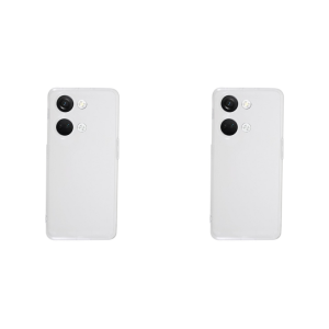 2x Gennemsigtigt Silikone Cover til OnePlus Nord 3 5G