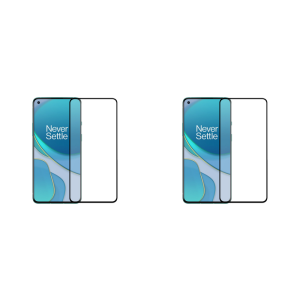 2x 3D Skærmbeskyttelse / Hærdet Beskyttelsesglas til OnePlus 8T