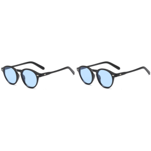 2x Harmony Vintage Solbriller-Blå
