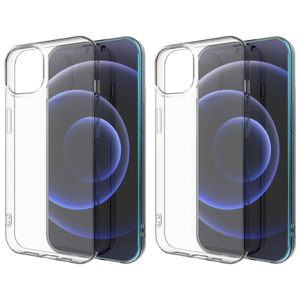 2 Stk Transparent TPU Cover til iPhone 13