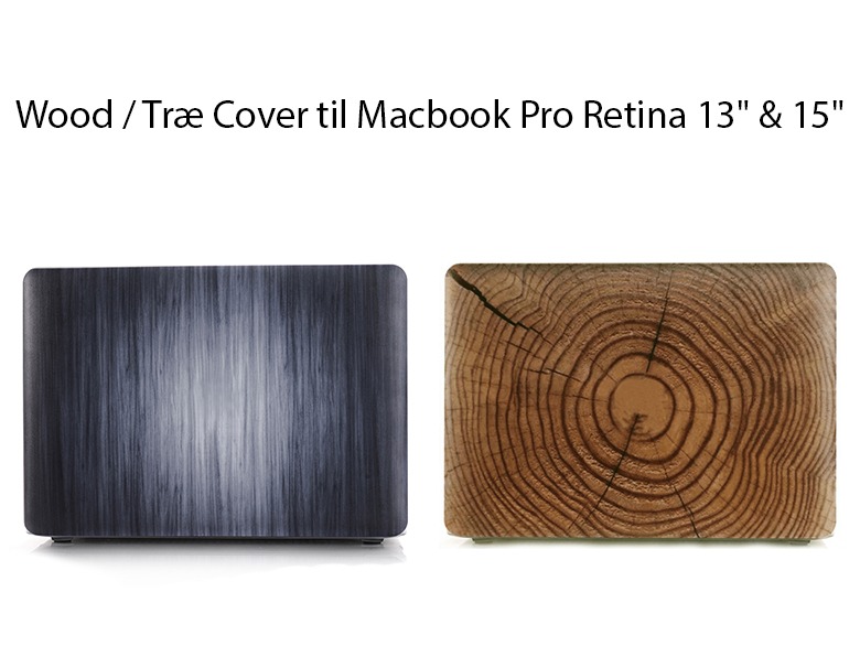 Wood / Træ Cover til Macbook Pro Retina 13" & 15"