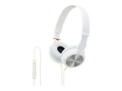 Sony Dr-Zx301Ip Headphones Med Mikrofon-Hvid